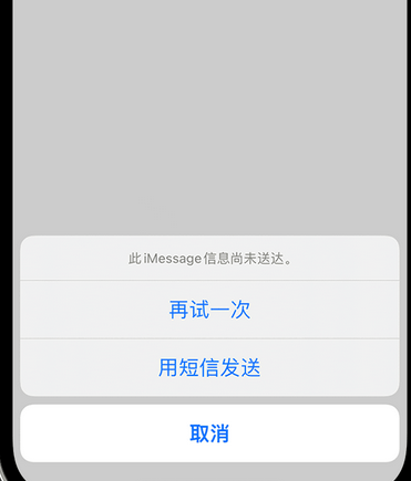 朝阳apple维修iPhone上无法正常发送iMessage信息